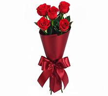 Букет 5 Красных роз Эдлесс Лав #REPLACE_PRED# Песчаном