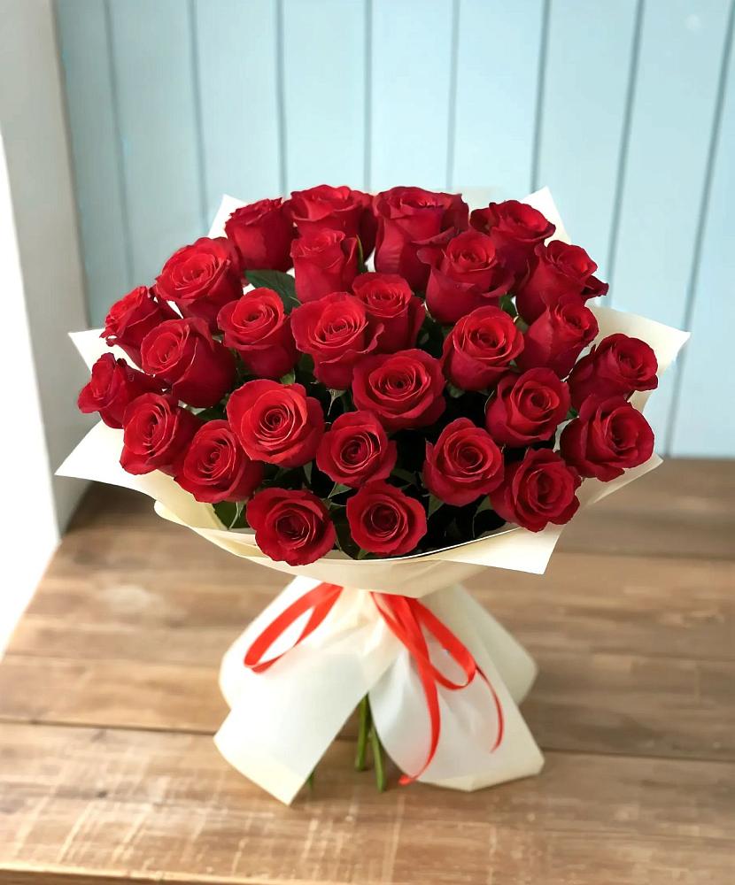 Букет 29 Красных роз в Песчаном