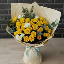 Букет цветов из:  Розы в Песчаном