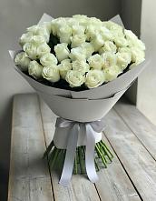 Букет 35 Белых роз в Песчаном