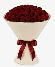 Букет 101 Бордовая роза Блэк Бакарра в Песчаном
