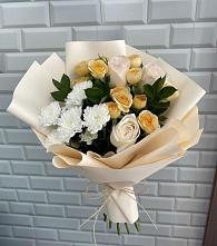 Букет цветов из:  Розы и Хризантемы в Песчаном