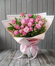 Букет Розовый кустик в Песчаном