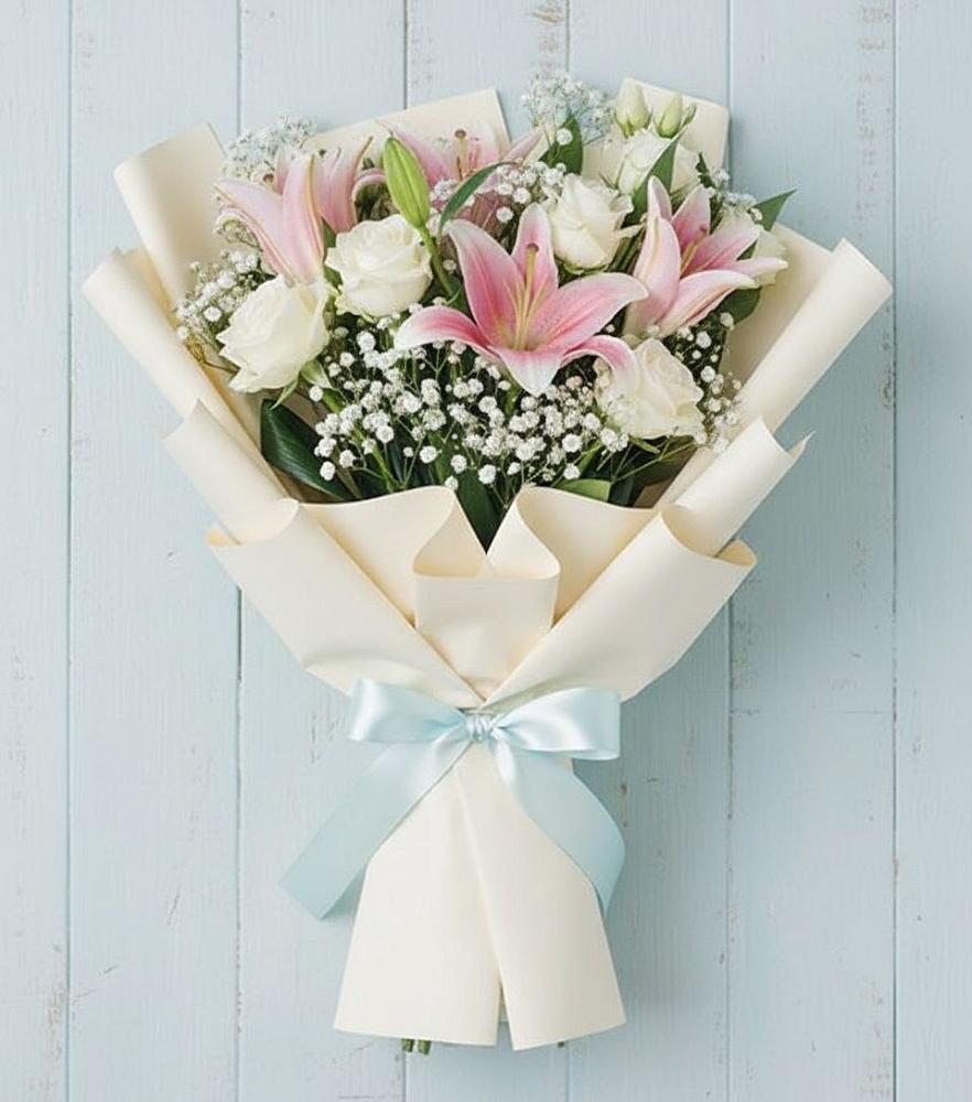 Букет цветов из: Лилии в Песчаном