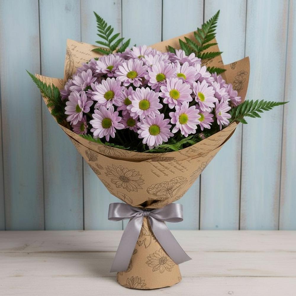 Букет цветов из: Хризантемы в Песчаном