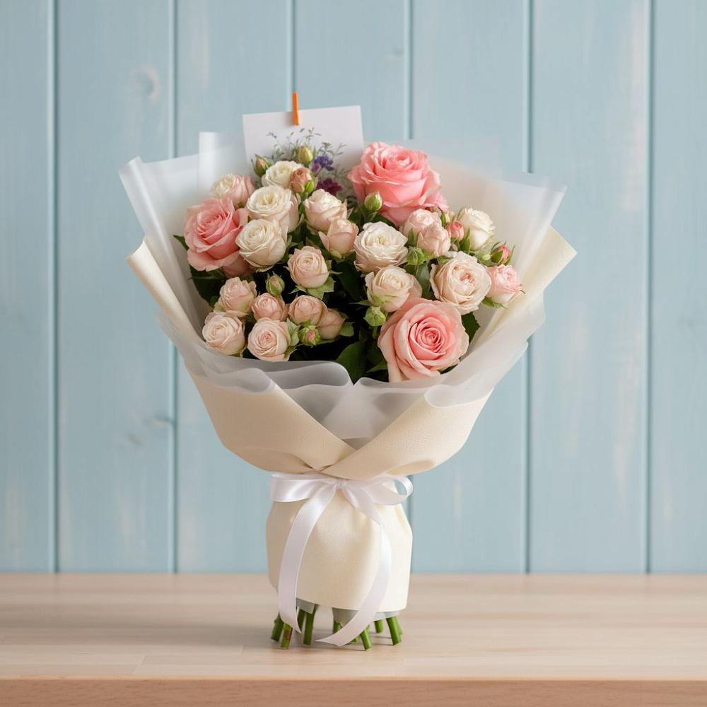 Букет цветов из: Розы в Песчаном