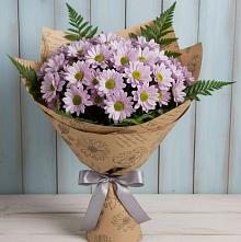 Букет цветов из:  Хризантемы в Песчаном