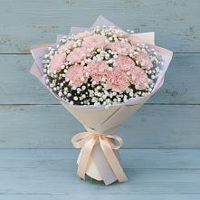 Букет цветов из:  Гвоздики в Песчаном