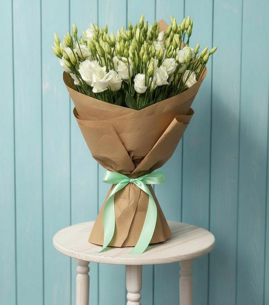 Букет цветов из: Лизиантусы в Песчаном