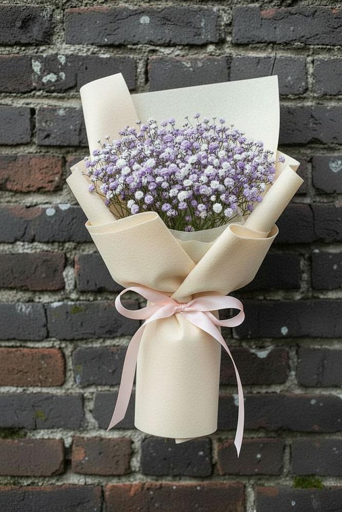 Букет цветов из: Гипсофила в Песчаном