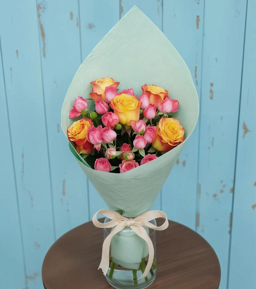 Букет цветов из: Розы в Песчаном