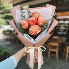 Букет цветов из:  Розы #REPLACE_PRED# Песчаном