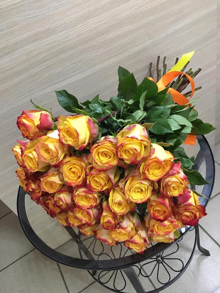 Букет Желтые розы в Песчаном