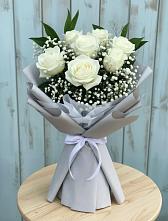 Букет цветов из:  Розы #REPLACE_PRED# Песчаном