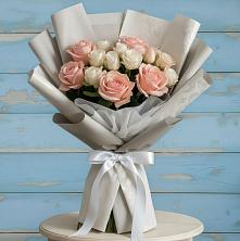 Букет цветов из:  Розы в Песчаном