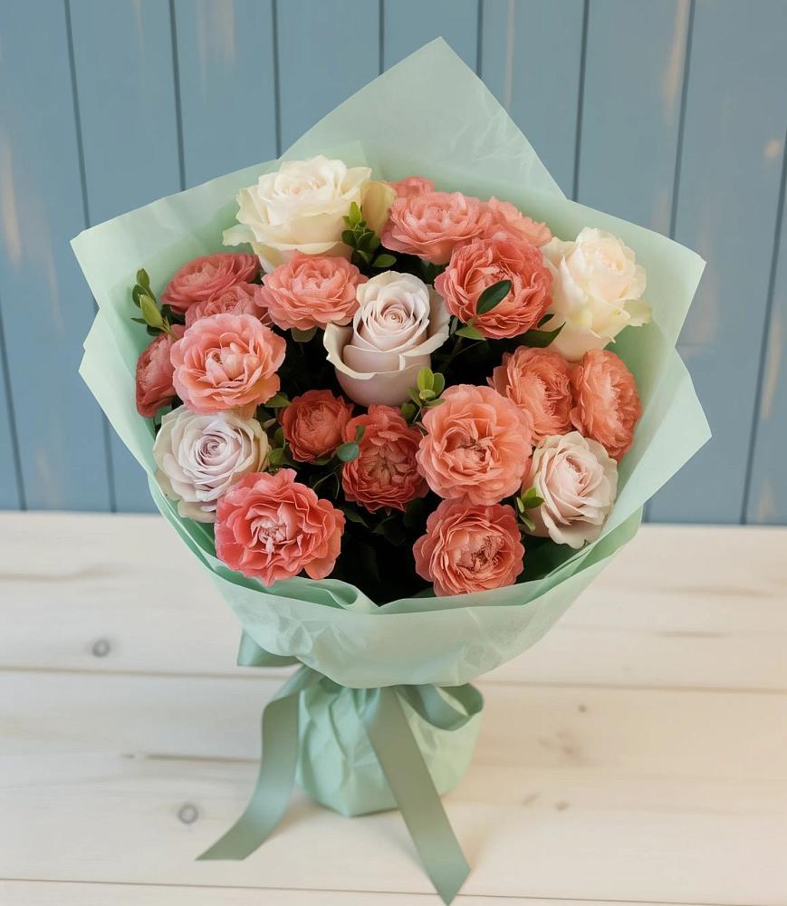 Букет цветов из: Розы в Песчаном