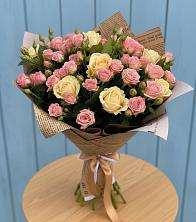 Букет цветов из:  Розы в Песчаном