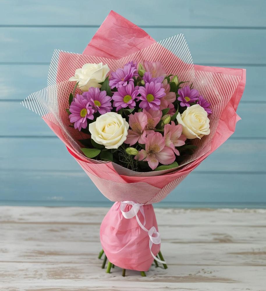 Букет цветов из: Герберы в Песчаном