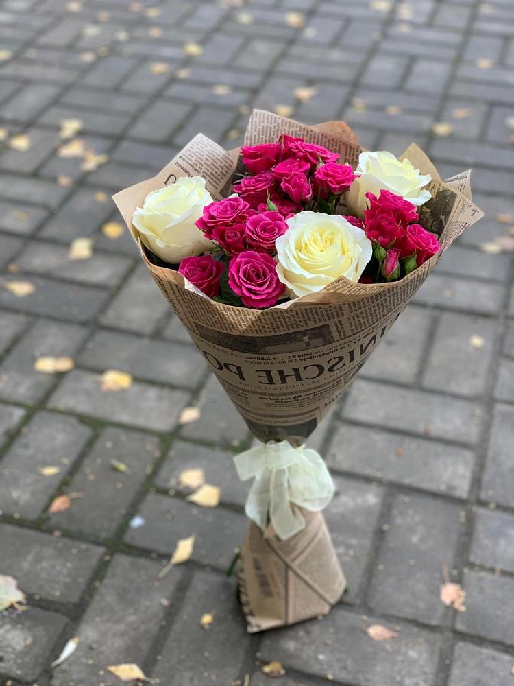 Букет цветов из: Розы в Песчаном