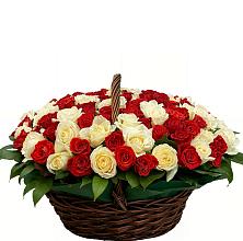 Премиум букет из: Розы #REPLACE_PRED# Песчаном