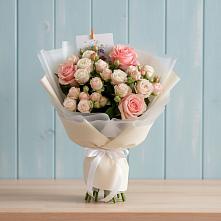 Букет цветов из:  Розы в Песчаном